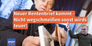 Rente: Neuer Rentenbrief kommt - Nicht wegschmeißen sonst wird's teuer
