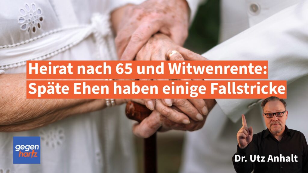Heirat 65 Witwenrente