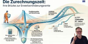 Zurechnungszeiten zur Erwerbsminderungsrente - Neue Tabelle