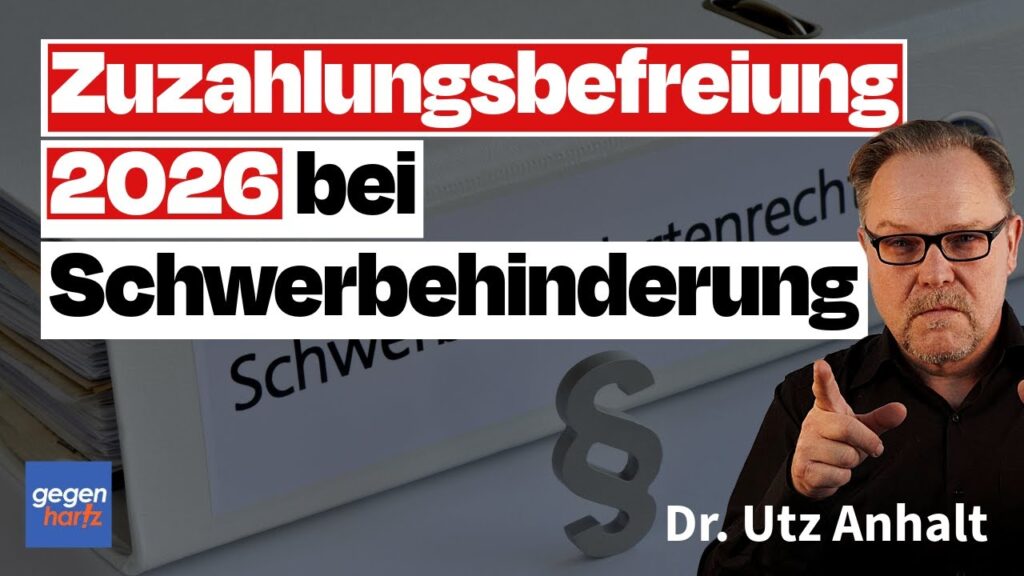 Zuzahlungsbefreiungen bei Schwerbehinderung