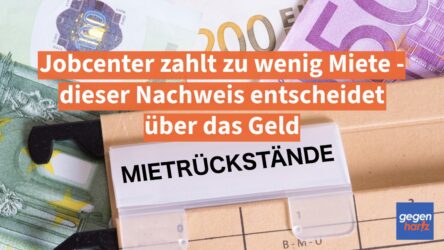 Beitragsbild von: Bürgergeld: Jobcenter zahlt zu wenig Miete und dieser Nachweis entscheidet über das Geld