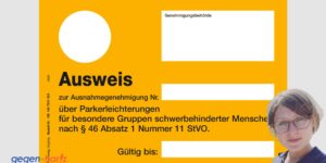 Nutze die Vorteile des gelben Parkausweises 2026 bei Schwerbehinderung