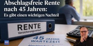Abschlagsfreie Rente nach 45 Jahren: Es gibt einen wichtigen Nachteil