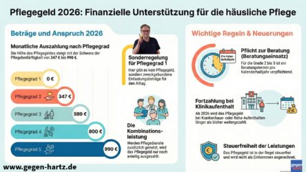 Pflegegeld-Tabelle 2026