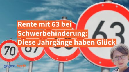 Beitragsbild von: Rente mit 63 bei Schwerbehinderung: Diese Jahrgänge haben Glück