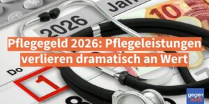 Pflegegeld 2026: Pflegeleistungen verlieren dramatisch an Wert