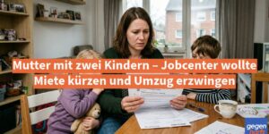 Bürgergeld: Mutter mit zwei Kindern – Jobcenter wollte Miete kürzen und Umzug erzwingen