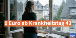 Krankengeld und Minjob: 0 Euro ab Krankheitstag 43