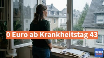 Beitragsbild von: Krankengeld und Minjob: 0 Euro ab Krankheitstag 43