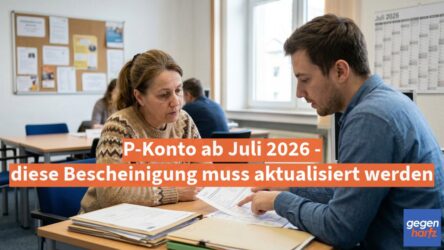 Beitragsbild von: Bürgergeld: P-Konto ab Juli 2026 - diese Bescheinigung muss aktualisiert werden