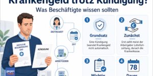 Wird das Krankengeld trotz Kündigung weitergezahlt? Darauf solltest Du achten!