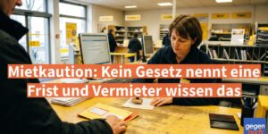 Mietkaution: Kein Gesetz nennt eine Frist und Vermieter wissen das