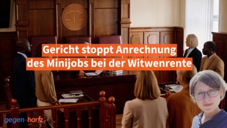Beitragsbild von: Witwenrente und Minijob: Gericht stoppt Anrechnung