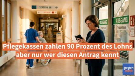 Beitragsbild von: Pflegegeld: Pflegekassen zahlen 90 Prozent des Lohns aber nur wer diesen Antrag kennt