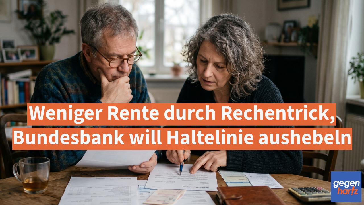 Finansies Rente Rente: Weniger Rente durch Rechentrick, Bundesbank will Haltelinie ...