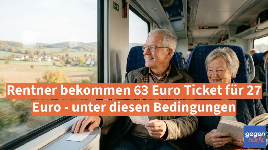 Beitragsbild von: Rente: Rentner bekommen 63 Euro Ticket für 27 Euro - unter diesen Bedingungen
