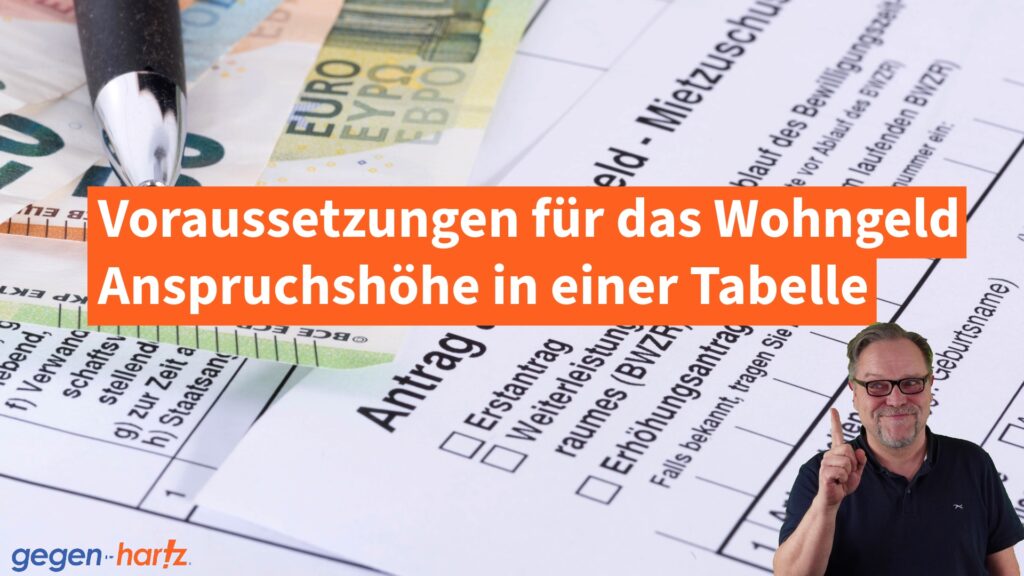 Beitragsbild von: Voraussetzungen für das Wohngeld und Höhe des Mietzuschusses in einer Tabelle