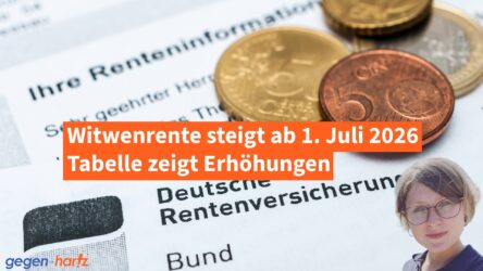 Beitragsbild von: Witwenrente steigt im Juli 2026: Tabelle zeigt Erhöhung