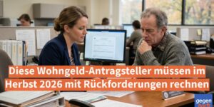 Diese Wohngeld-Antragsteller müssen im Herbst 2026 mit Rückforderungen rechnen
