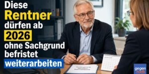 Aktivrente: Diese Rentner dürfen ab 2026 ohne Sachgrund befristet weiterarbeiten