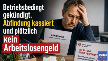 Beitragsbild von: Arbeitslosengeld: Keine Sperrzeit nach Kündigung trotz hoher Abfindung