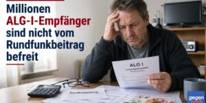 Millionen ALG-I-Empfänger sind nicht vom Rundfunkbeitrag befreit