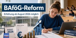 Satte BAföG-Erhöhung schon ab August 2026 möglich