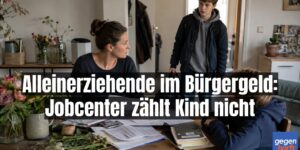 Alleinerziehende im Bürgergeld: Jobcenter zählt Kind nicht