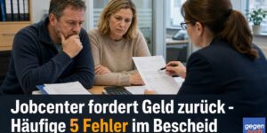Bürgergeld: Jobcenter fordert Geld zurück - Häufige 5 Fehler im Bescheid