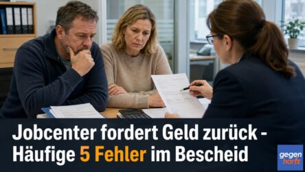 Beitragsbild von: Bürgergeld: Jobcenter fordert Geld zurück - Häufige 5 Fehler im Bescheid