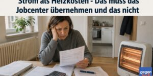 Bürgergeld: Strom als Heizkosten - Das muss das Jobcenter übernehmen