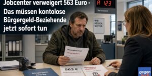 Bürgergeld: Jobcenter verweigert 563 Euro - Das müssen kontolose Bürgergeld-Beziehende jetzt sofort tun