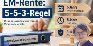 Erwerbsminderungsrente: Die 5-5-3-Regel bei der EM-Rente