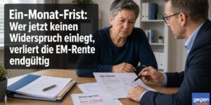 Ein-Monat-Frist: Wer jetzt keinen Widerspruch einlegt, verliert die EM-Rente endgültig