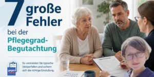 7 große Fehler bei der Pflegegrad-Begutachtung - Tue das nicht