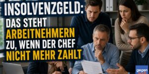 Insolvenzgeld: Das steht Arbeitnehmern zu, wenn der Chef nicht mehr zahlt