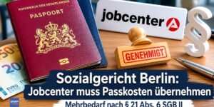 Bürgergeld: Sozialgericht verpflichtet Jobcenter zur Übernahme von Passkosten