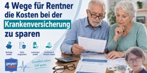 Rentner aufgepasst: 4 einfache Wege um bei der Krankenkasse zu sparen