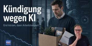 Kündigung wegen KI: Erst kürzen dann Arbeitslosigkeit