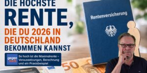 Die höchste Rente, die Du 2026 in Deutschland bekommen kannst