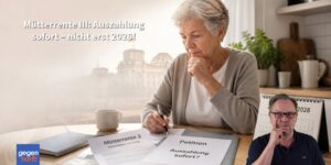 Petition fordert sofortige Auszahlung der Mütterrente 3 für Rentner