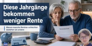 Nachteil bei der Rente: Diese Jahrgänge bekommen weniger Altersrente als andere