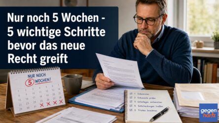 Beitragsbild von: Bürgergeld: Nur noch 5 Wochen - 5 wichtige Schritte bevor das neue Recht greift