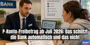 P-Konto-Freibetrag ab Juli 2026: Das schützt die Bank automatisch und das nicht