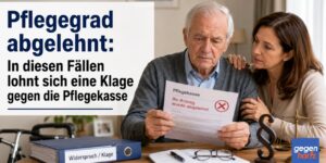 Pflegegrad abgelehnt: In diesen Fällen lohnt sich eine Klage gegen die Pflegekasse