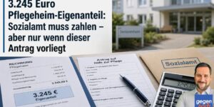Pflegegeld: 3.245 Euro Pflegeheim-Eigenanteil - Sozialamt muss nur bei diesem Antrag zahlen