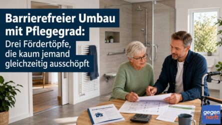 Beitragsbild von: Barrierefreier Umbau mit Pflegegrad: Drei Fördertöpfe, die kaum jemand gleichzeitig ausschöpft