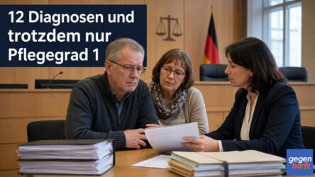 Beitragsbild von: Pflegegrad: 12 Diagnosen und trotzdem nur PG 1 - Das kann jedem passieren