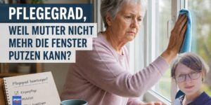 Pflegegrad, weil Mutter nicht mehr die Fenster putzen kann?