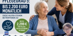 Pflegegrad 5: Anspruch auf bis zu 2.299 Euro im Monat